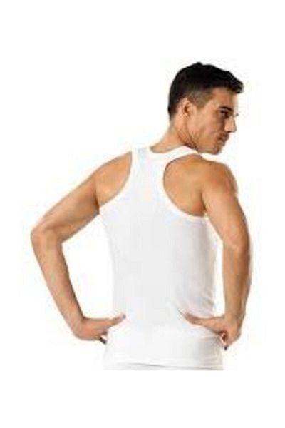 Tutku New Season White 4-Piece Ribbed Sports Athlete Pack - 0118 Sbvg