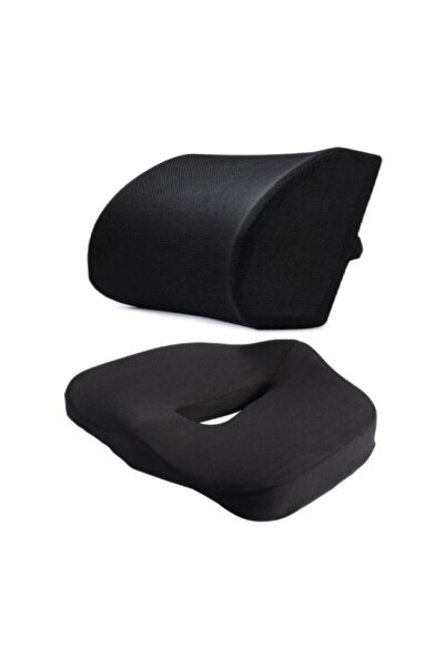 Ksburda Ortopedik Bel Yastığı Ve Dik Duruş Oturma Minderi Oturma Simidi