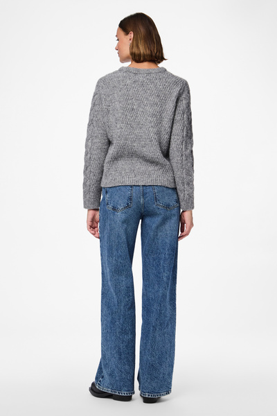 PIECES Pullover Knit Pre50/Pl32/Pc14/Wo4 Sweatshirt for Women