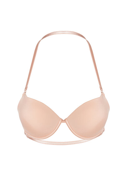 Trendyol Collection Y Premium Micro 4 Different Use Padded Covered Low-Cut Knitted Bra