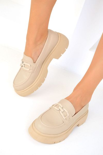 SOHO Beżowe buty damskie casualowe - 19524