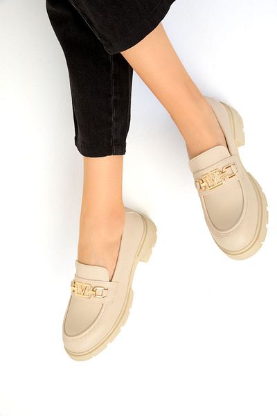 SOHO Beige Freizeitschuhe für Damen 19528