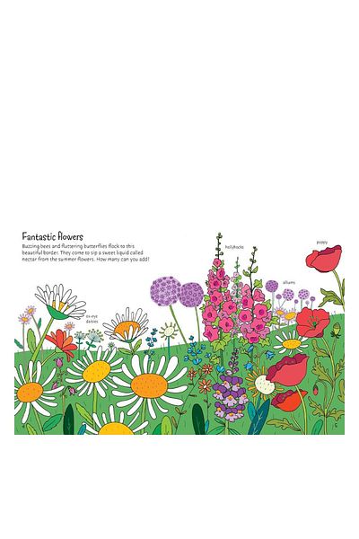 Usborne First Sticker Book Garden