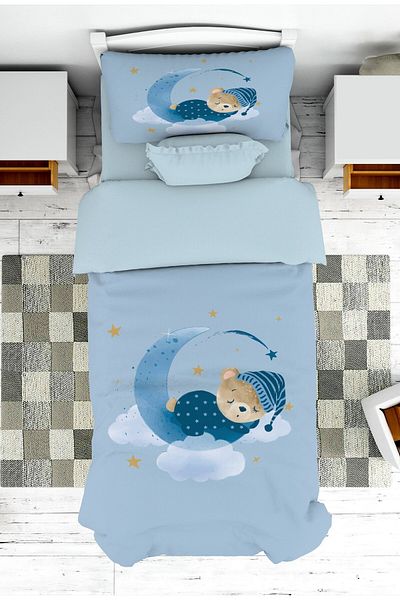 on the clouds Ayda Child Baby Bedding and Pillow Set - Sleeping Bear Pike