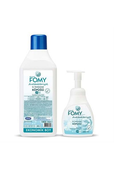 Fomy Antibacterial Soap - Safe Deep Cleansing, Long-Lasting Hygiene 300ml 1800ml