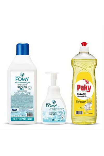 Fomy Antibacterial Soap Set - Hand Dishwashing Detergent, Long Term Hygiene