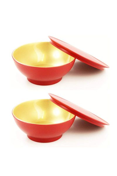 Tupperware وعاء شفاف مكون من قطعتين، حاوية تخزين للشواء سعة 275 مل