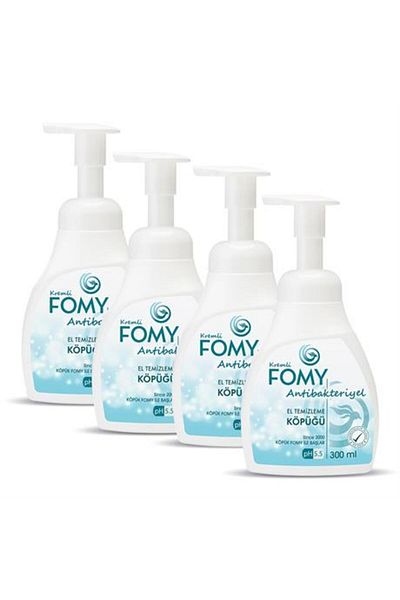 Fomy Antibacterial Soap - Safe Deep Cleansing, Long-Lasting Hygiene 4X300Ml