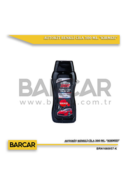 Autokit RENKLİ CİLA 300 ML. “KIRMIZI“