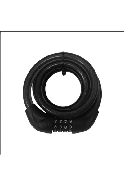 Impact Luk-8 - 15X180 cm Spiral Lock, Rope and Password Bicycle and Motor