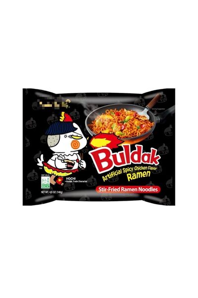 buldak Hot Ramen Spıcy Helal Damgalı (KORE YÜZ MASKESİ HEDİYELİ)