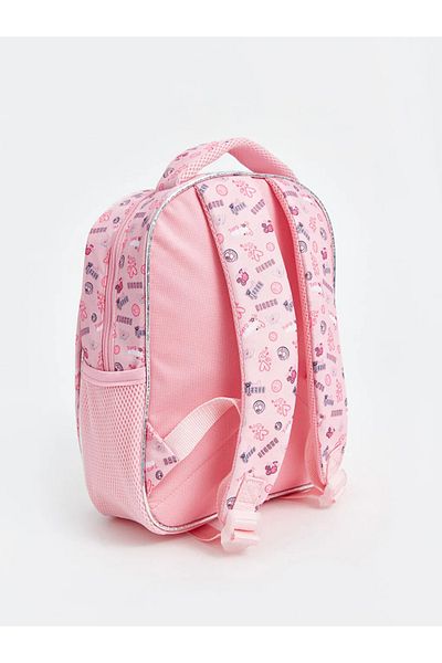 LC Waikiki ACCESORII LCW - Geantă de școală pentru fete cu imprimeu Barbie roz