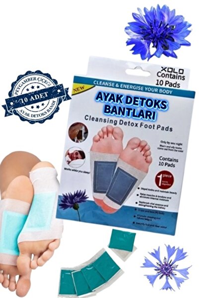 xolo 10 Adet Ayak Detoks Bandı Peygamber Çiçeği Özlü Detoks Ayak Bandı Detox ...