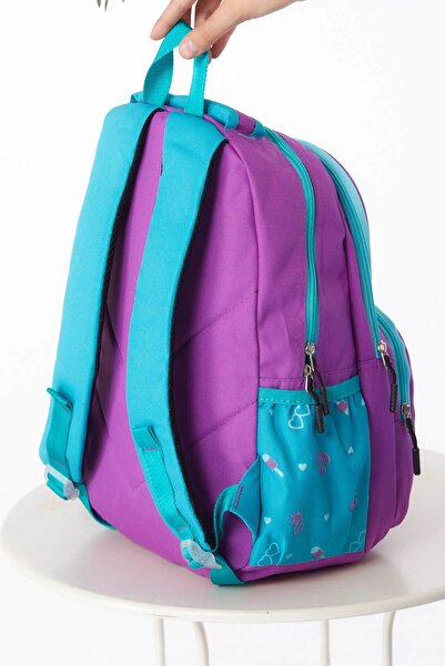 YILDIRIM OYUNCAK Kız İlk Okul Çantası Beslenmeli Flamingolu Desenli Çanta Relaxion - Okul Çantalı Beslenmeli Set