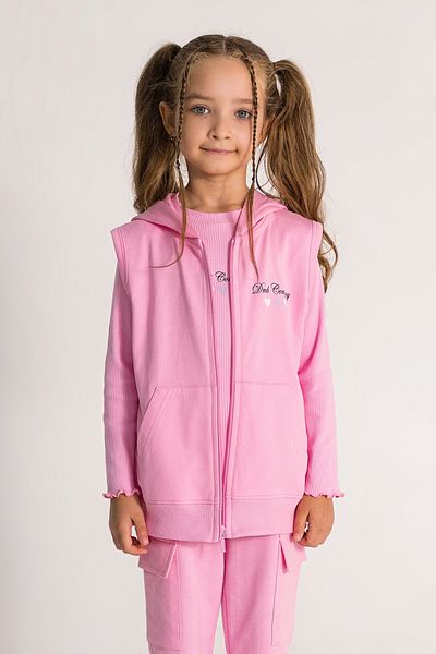 DMB BOYS & GIRLS Girl - Zippered Printed Cotton Vest