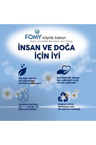 Fomy Classic Ferahlatıcı Derinlemesine Temizlik Kremsi Kolay Durulanan Cilt Temizleme Köpüğü 300 ml