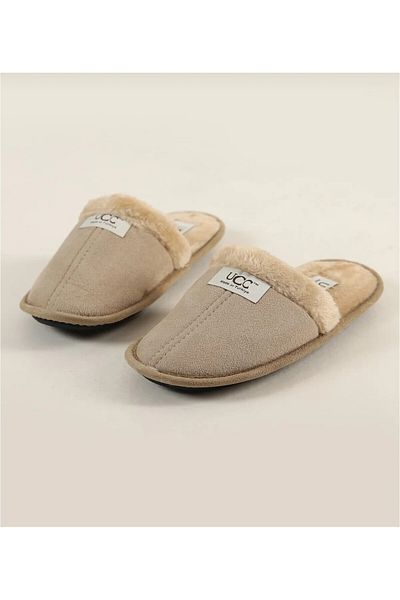 WOSSE Παντόφλες σπιτιού Unisex - Σχέδιο με μαλλί εσωτερικά