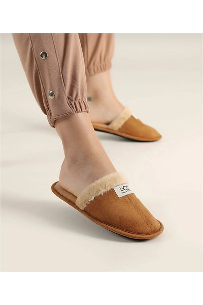 WOSSE Παντόφλες σπιτιού Unisex - Σχέδιο με μαλλί εσωτερικά