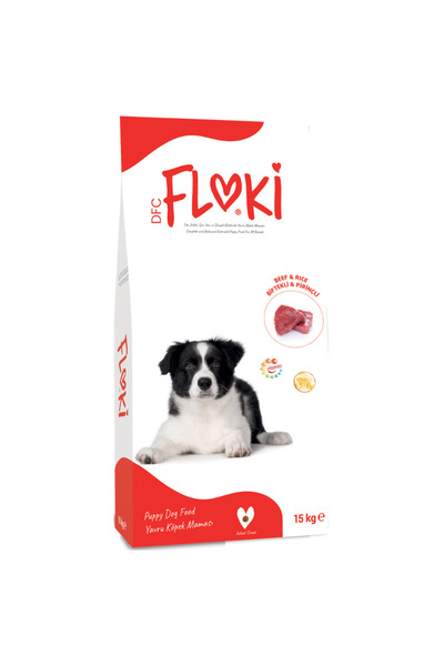 Floki Puppy Biftekli Yavru Köpek Maması 15 Kg