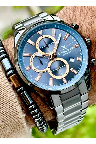 Daniel Klein Erkek Çelik Kol Saati+bileklik