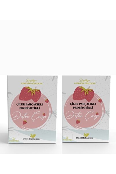 Diyet Hakkında 2'li Paket Çilekli Detox Çayı Zayıflamak Ve Kilovermek