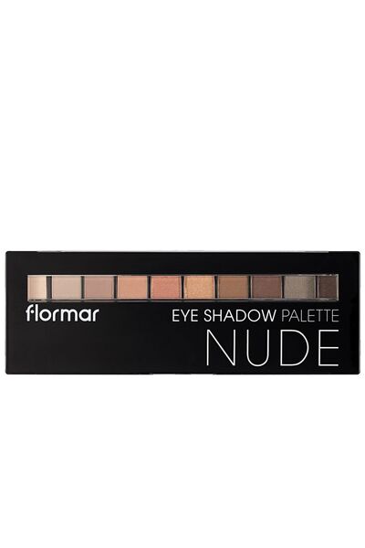 Flormar 10'lu Far Paleti (AÇIK NUDE VE TOPRAK TONLARI) - Eyeshadow Palette - 001 Nude - 8690604479511