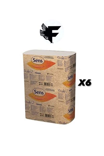 Sens 1st quality Z Folded Towel Paper 200 X 6