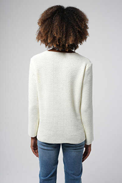 Hopoi Double Breasted Women's Cardigan with Metal Buttons