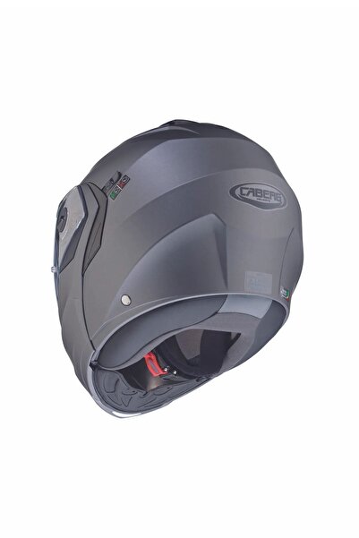 Caberg Duke X Gun Metal Motosiklet Kaskı Çeneden Açılır (GÜNCEL VERSİYON)