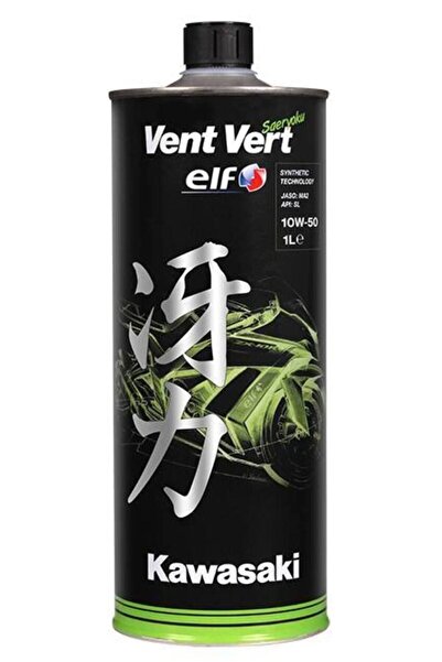 ELF Vent Vert Kawasaki 10W-50 1lt Yağ (Üretim Yılı: 2023)