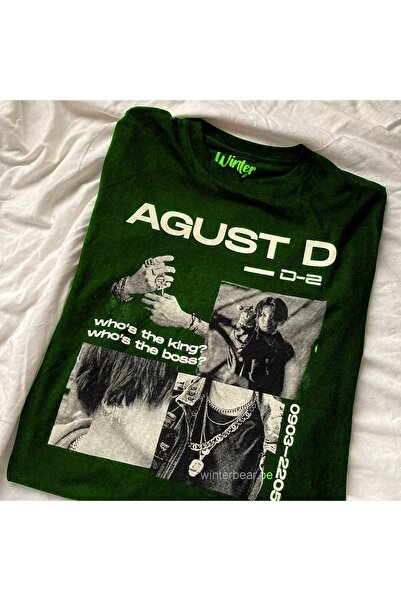 favorconsept Favoriconsept - Bts - Suga Agust D Who's The King Boss Unisex Ti...