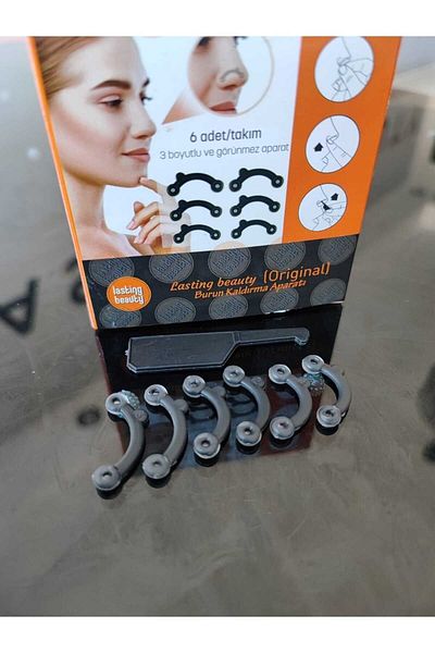 lasting beauty 6 Pieces Nose Up Lifting Nose Corrector Nose Shaping Apparatus Nose Straightening