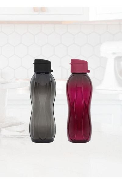 Jet's Home School Black Purple Water Bottle - Bpa Free / Pp-5 750 Ml*2 Water Bottle with Lid