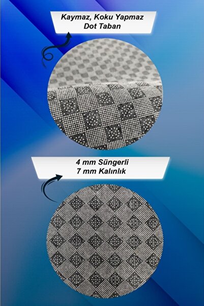 Lizia Home Makinede Yıkanır Kaymaz Tabanlı Aslan Taraftar Halısı Kd105