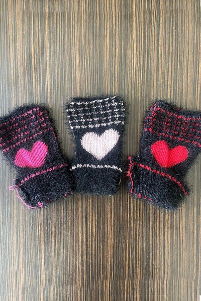 Çt Çeyizci Tekstil Soft Fiber Black Heart 3 Pieces