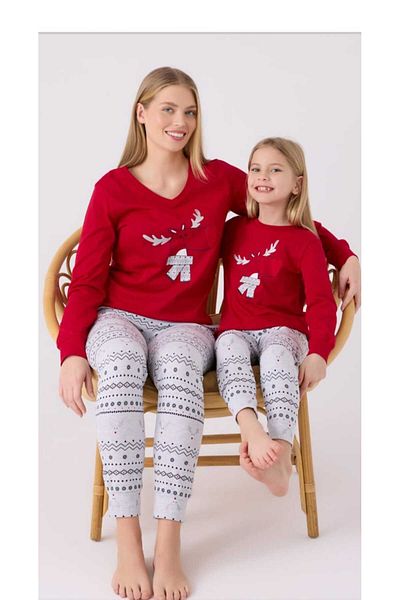 Arnetta Mother and Daughter 100% Cotton Pajamas - Different Prices Added to Basket