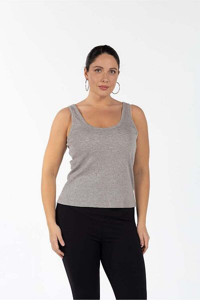 LUOKK Plus Size Gray Undershirt Holly Camisole