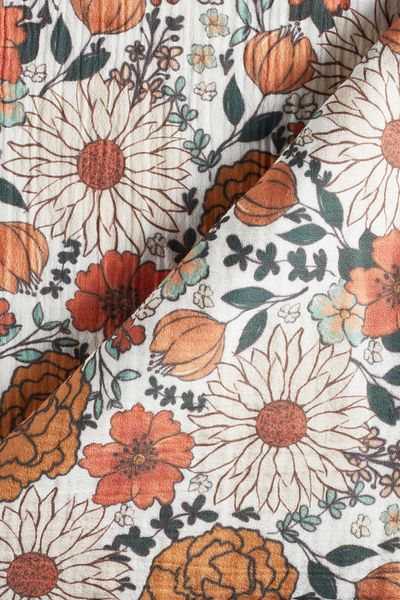 Tuğba Kuğu 2 Layer Muslin Blanket - Summer Vibe Patterned 5