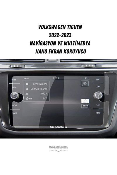 UniqAnatolia Volkswagen Tiguan 8 Inch Navigation Nano Screen Protector