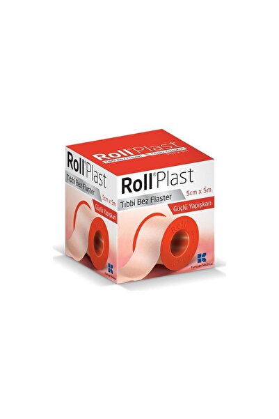 rollplast Tıbbi Bez Flaster 5cmx5m 10'lu