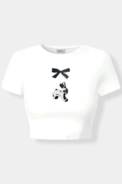 Carpe Black Rabbit Crop