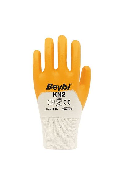 Beybi Kn2Flex Yellow Nitrile Gloves