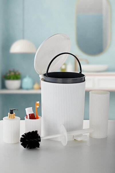 okacih Σετ Μπάνιου Κουβάς 5 τεμαχίων Σετ Μπάνιου Πεντάλ