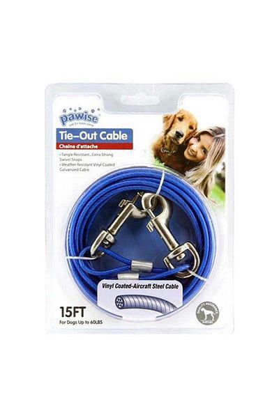 Pawise Dog Tethering Steel Rope 4.5m