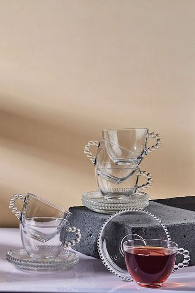 ORTAKÖY CENNETİ Girona 6-Piece Glass Cup Set - 12601