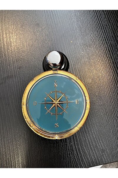 ERAS Nostalji yuvarlak resimlik(mavi pusula)