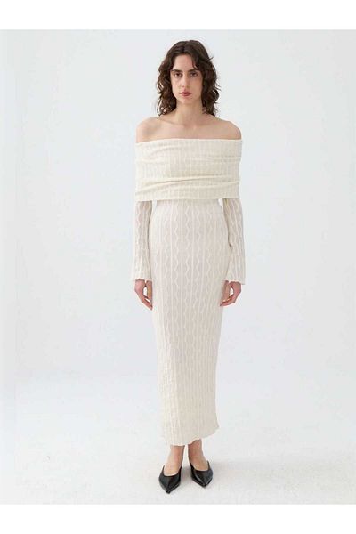 Nocturne Open Tiers Shoulder Design - Dress