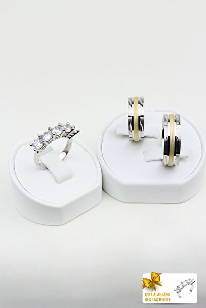 Twem Silver Deniz Inci Bağlantısı 925 Ayar Gümüş Alyans, Nişan Ve Söz Yüzüğü (TEK YÜZÜK FİYATIDIR)