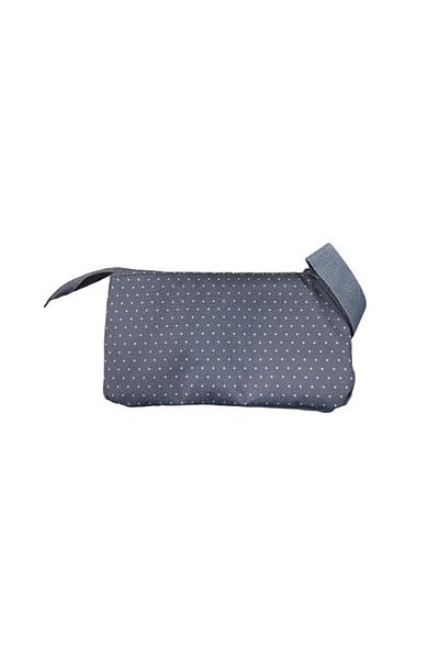 tüftürük Τσάντα μολυβιού Kaukko Grey Dots Accordion - K2676