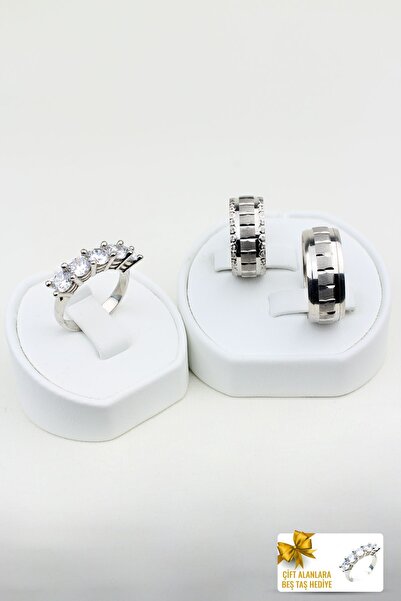 Twem Silver Trendsetter Rüya 925 Ayar Gümüş Alyans, Nişan Ve Söz Yüzüğü (TEK ...